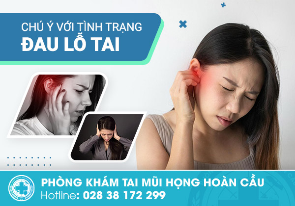 Đau lỗ tai và những cách khắc phục tại nhà